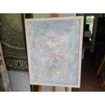 Голяма картина масло на фазер, абстракция - 3643 - KA01